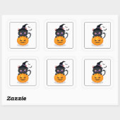 Halloween Cat Stickers (Vel)