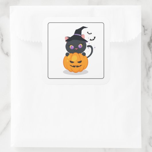 Halloween Cat Stickers (Tas)