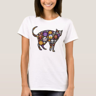 HALLOWEEN CAT T-SHIRT
