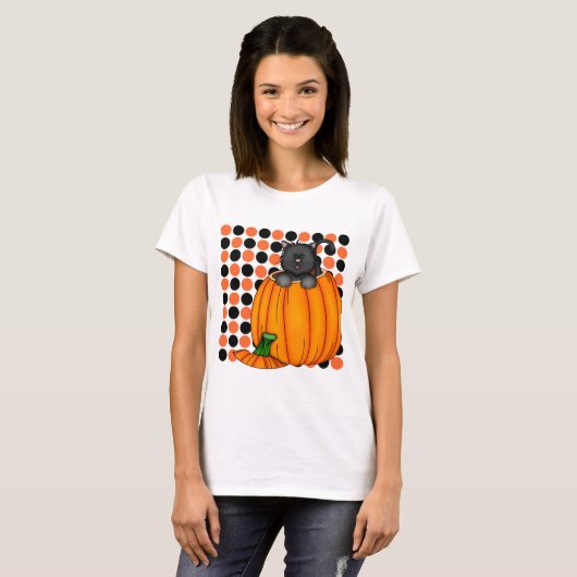 Halloween Cat T-shirts en cadeautjes (Voorkant volledig)