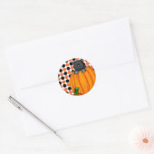 Halloween Cat T-shirts en cadeautjes Ronde Sticker (Envelop)