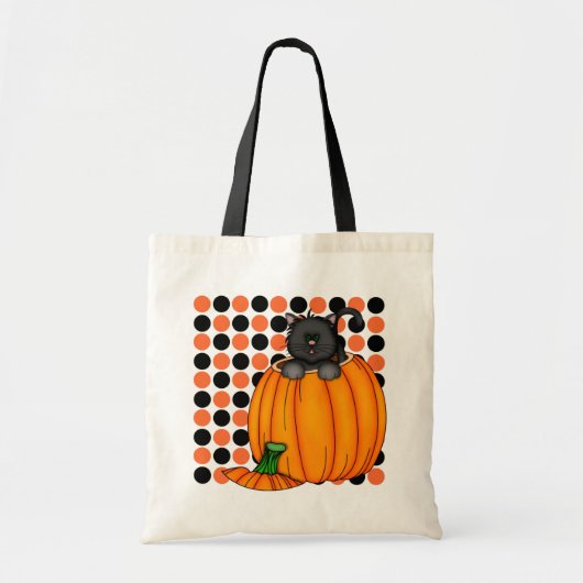 Halloween Cat T-shirts en cadeautjes Tote Bag (Voorkant)
