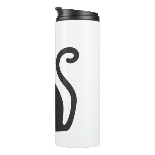 Halloween cat thermosbeker (Geroteerd rechts)