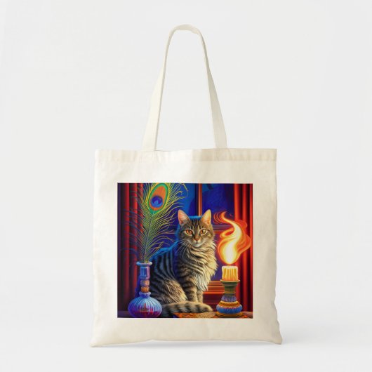 Halloween Cat Tote Bag (Voorkant)