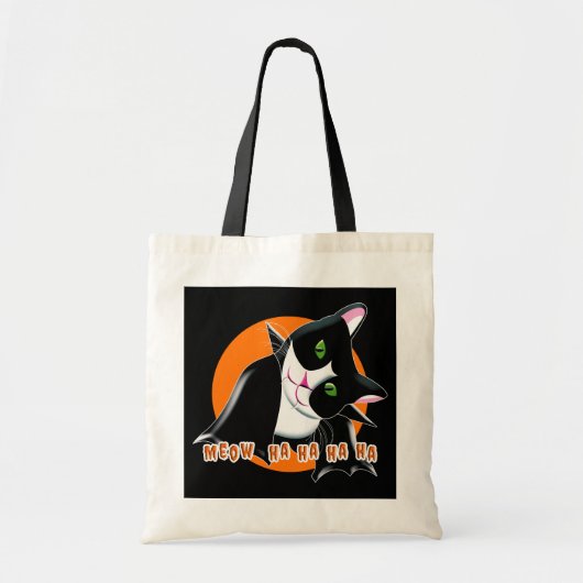 Halloween Cat Tote Bag (Voorkant)