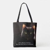 Halloween Cat Tote Bag (Achterkant)