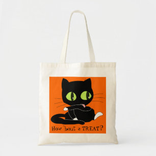 Halloween Cat Trick or treat Bag Tote Bag