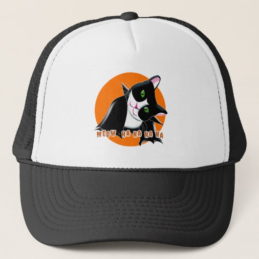 Halloween Cat Trucker Pet (Voorkant)