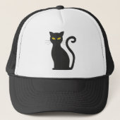 Halloween cat trucker pet (Voorkant)