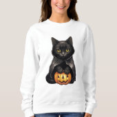 Halloween Cat Trui (Voorkant)