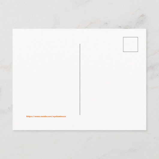 Halloween Cat Uitnodiging Briefkaart (Achterkant)