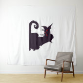 Halloween Cat Wandkleed (In Situ (horizontaal))