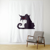 Halloween Cat Wandkleed (In situ)