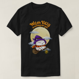 Halloween Cat Witch Kat T-shirt