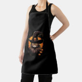Halloween Cat Witch Pet Pompoen Kostuum Spooky Zee Schort (Insitu)