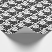 HALLOWEEN CAT-WRAPPINGPAPIER CADEAUPAPIER (Hoek)