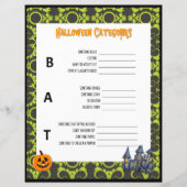 Halloween Categoriespel (Voorkant)