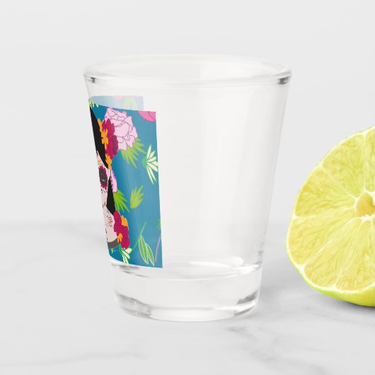 Halloween Catrina Shot Glas (Rechts)