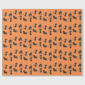 Halloween cats and Wrapping Paper Cadeaupapier (Vlak)