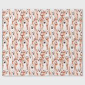 Halloween cats and Wrapping Paper Cadeaupapier (Vlak)