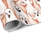 Halloween cats and Wrapping Paper Cadeaupapier (Rol Hoek)
