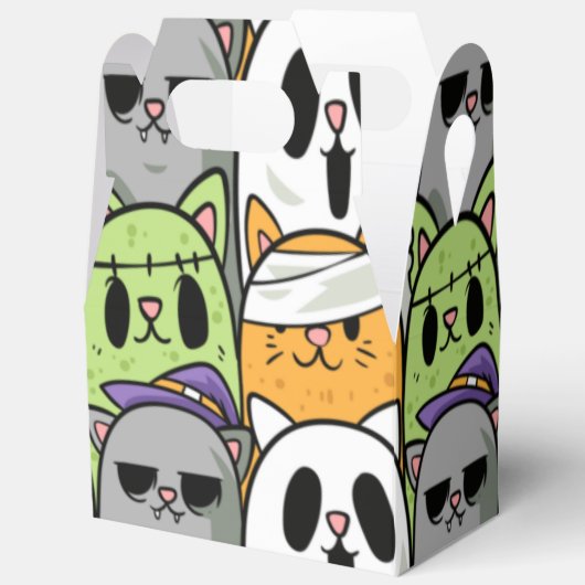Halloween Cats Bedankdoosjes (Open)