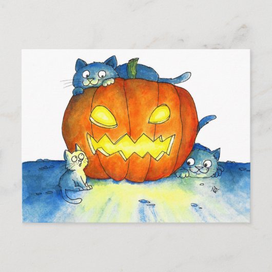 Halloween Cats Briefkaart (Voorkant)