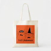 Halloween Cats Canvas tas (Voorkant)