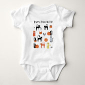 Halloween Cats Cute Spooky Romper (Voorkant)