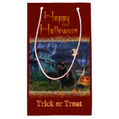 Halloween Cats Gift Bag Klein Cadeauzakje (Achterkant)