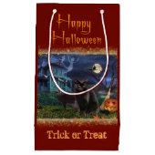 Halloween Cats Gift Bag Klein Cadeauzakje (Voorkant)