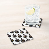 Halloween Cats Kartonnen Onderzetters (Insitu)