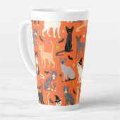 Halloween Cats Latte Mok (Linkerhoek)
