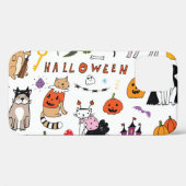 Halloween Cats  lijnpatroon Case-Mate iPhone Case (Achterkant (horizontaal))