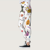 Halloween Cats lijnpatroon Leggings (Links)