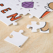 Halloween Cats lijnpatroon Legpuzzel (Zijkant)