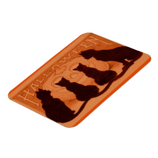 Halloween Cats Magnet Magneet (Linkerzijde)