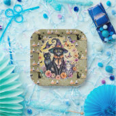 Halloween Cats Papieren Bordje (Feest)