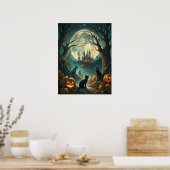 Halloween Cats Poster (Keuken)