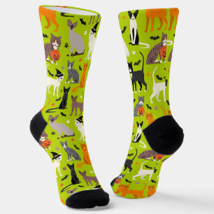 Halloween Cats Socks Sokken