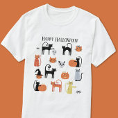 Halloween Cats Spooky T-shirt