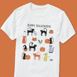 Halloween Cats Spooky T-shirt