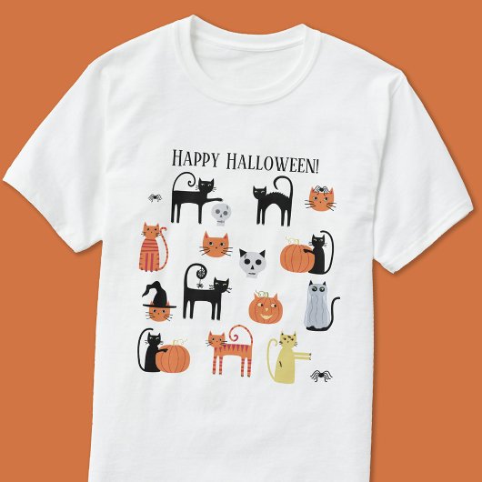 Halloween Cats Spooky T-shirt