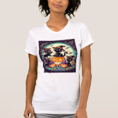 Halloween Cats T-shirt (Voorkant)