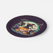 Halloween Cats T-shirt Papieren Bordje (Gekanteld)