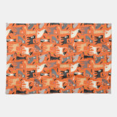 Halloween Cats Theedoek (Horizontaal)