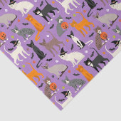 Halloween Cats Tissue Paper Tissuepapier (Detail)