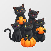 Halloween Cats Window Cling Raamsticker (Vel)