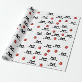 Halloween cats Wrapping Paper Cadeaupapier (Uitgerold)