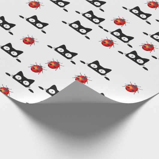 Halloween cats Wrapping Paper Cadeaupapier (Hoek)